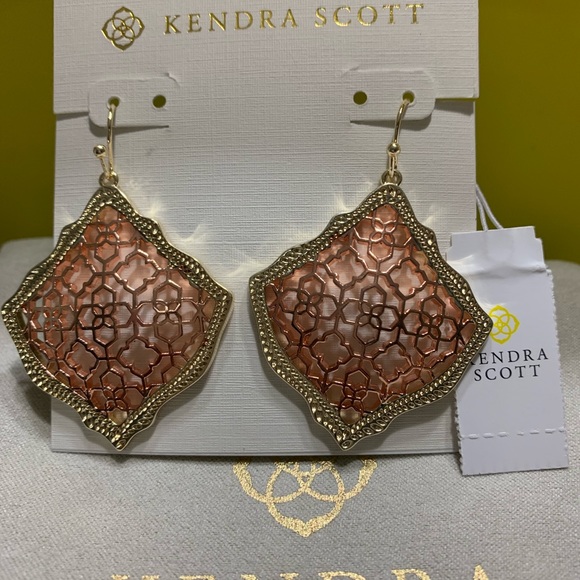 New Kendra Scott Kirsten Filigree Earrings - Picture 5 of 7
